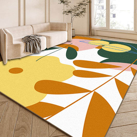 Modernist Colorblock Rug Multi-Color Polyester Area Rug Washable Non-Slip Backing Indoor Rug for Drawing Room - Clearhalo - 'Area Rug' - 'Rug' - 1932477