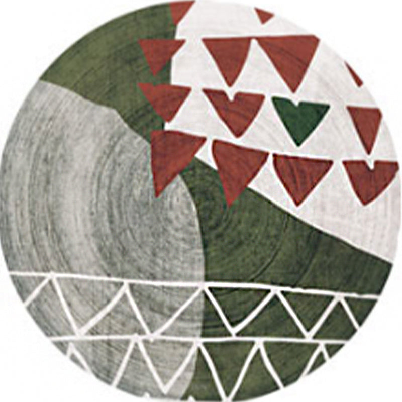 Creative Nordic Rug Multi Color Marble Geometric Shapes Rug Stain-Proof Pet Friendly Carpet for Living Room - view 4
