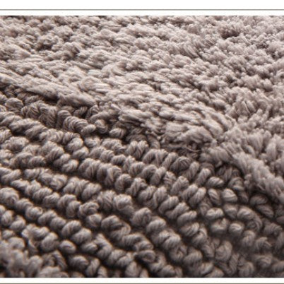 Feblilac Solid Double Sided Tufted Bath Mat