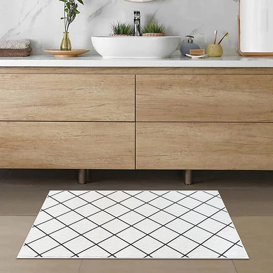 Geometric Pattern Non-slip Bath Rug - Feblilac® Mat