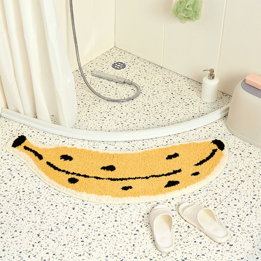 Febliac Yellow Banana Bath Mat Bath Rug Door Mat - Feblilac® Mat