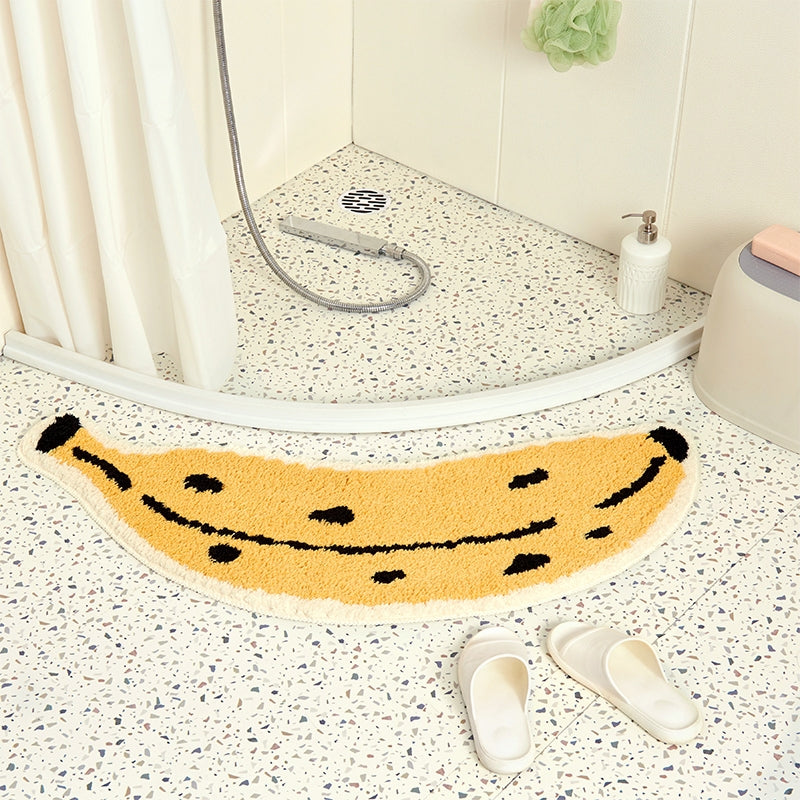 Febliac Yellow Banana Bath Mat Bath Rug Door Mat - Feblilac® Mat