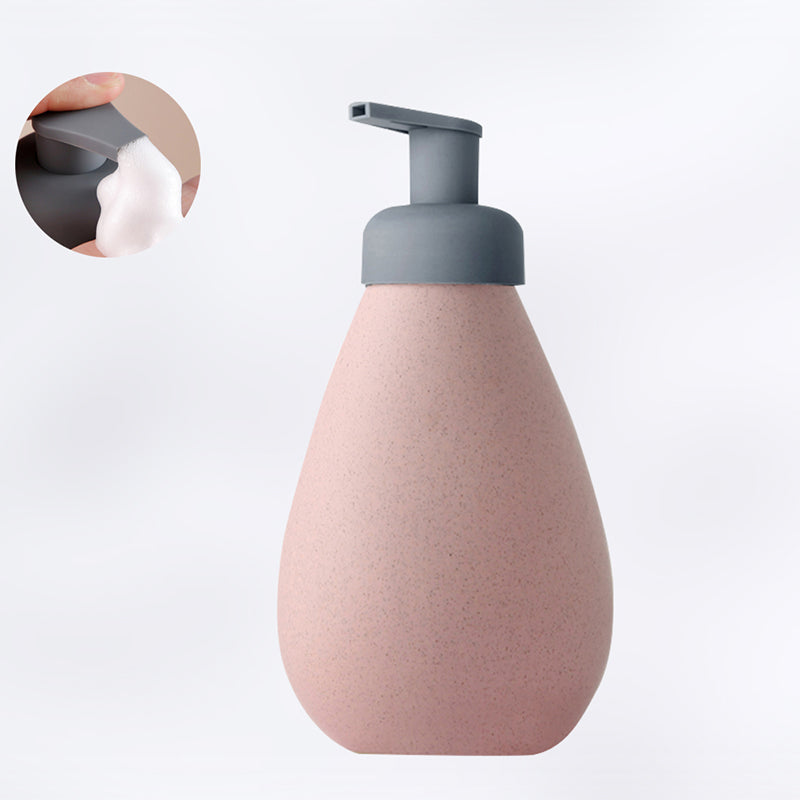 Ceramic Soap Dispenser, Foaming Pump Bathroom Bottle, Simple Design, Refillable Reusable Lotion Pump for Bathroom Kitchen, 650ml/21.9oz