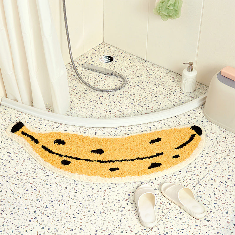 Cute Banana Bath Mat, Irregular Fruit Bathroom Rug, Tufting Mat for Bathroom - Feblilac® Mat