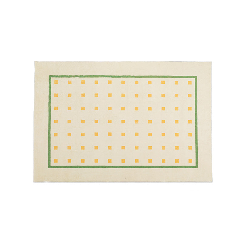 Feblilac Print Modern Minimalist Square Poly Living Room Mat Carpet - view 4