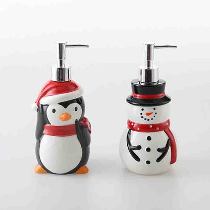 Christmas Snowman Soap Dispenser 430ml - Feblilac® Mat