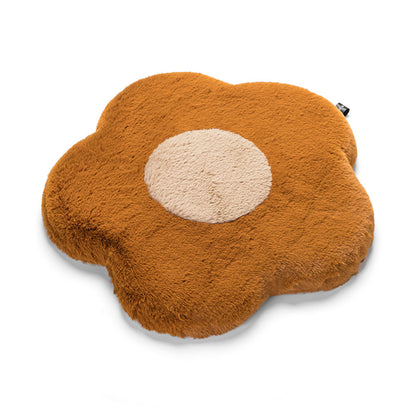 Feblilac Flower Memory Foam Plush Cushion