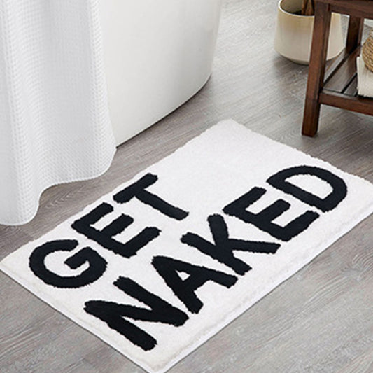 Feblilac Get Naked White Ground Bathroom Mat 50x80cm - Feblilac® Mat