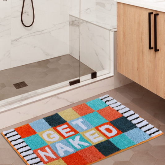 Get Naked Funky Bath Rug