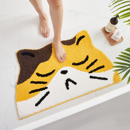 Sleeping Cat Bath Mat - Feblilac® Mat