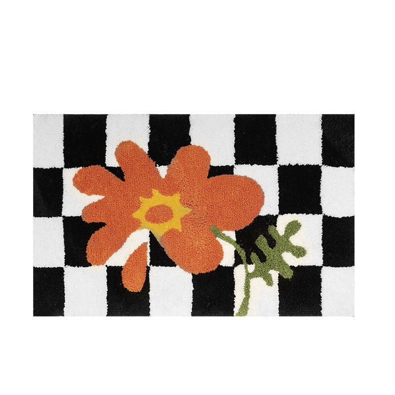 Feblilac Multicolored Checkerboard Bath Mat - Feblilac® Mat
