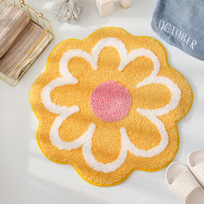 Feblilac Lovely Flower Shaped Bath Mat Mom‘s Day Gift - Feblilac® Mat