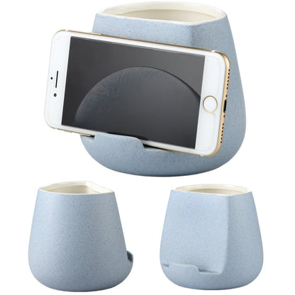 Solid Color Ceramic Mug, Toothbrush Cup, Cell Phone Holder, 1 Pcs