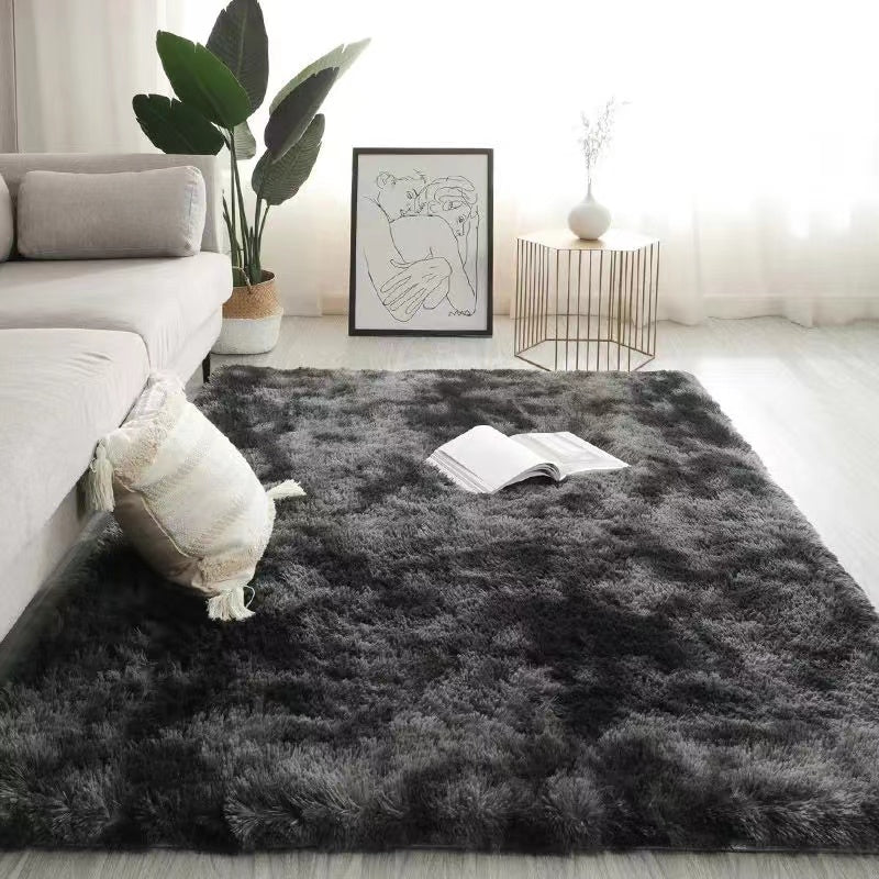 Feblilac Pure Extra Thick Color Faux Fur  Multiple Sized Simple Style Carpet for Living Room - Feblilac® Mat