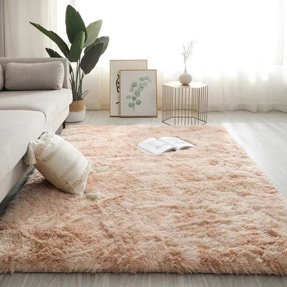 Feblilac Pure Extra Thick Color Faux Fur  Multiple Sized Simple Style Carpet for Living Room - Feblilac® Mat