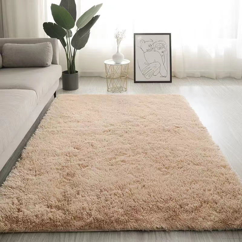 Feblilac Pure Color Faux Fur Multiple Sized Simple Style Carpet for Living Room - Feblilac® Mat