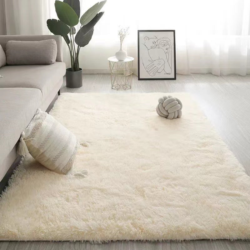 Feblilac Pure Color Faux Fur Multiple Sized Simple Style Carpet for Living Room - Feblilac® Mat