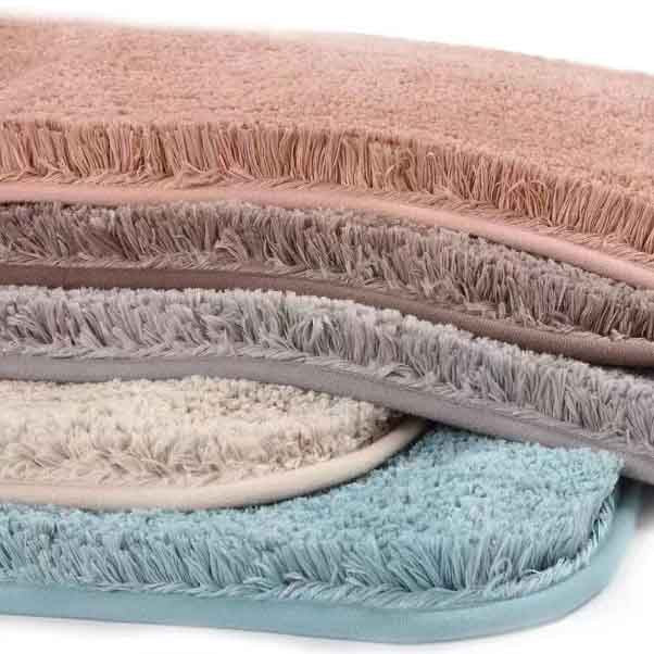 Feblilac Pure Solid Color Blue/Pink/Red/Brown/Grey/White Extra Long Thick Bathroom Mat Runner - Feblilac® Mat