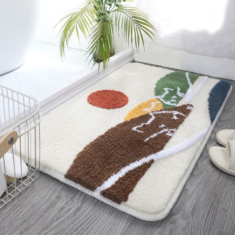 Sleeping Cats Mountain Bath Mat 50x80cm or 19x31 inches - Feblilac® Mat