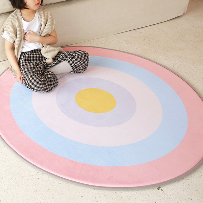 Cartoon Kids Room Rug Multi Colored Animal Carpet Cotton Pet-Friendly Machine Wash Indoor Rug - view 4