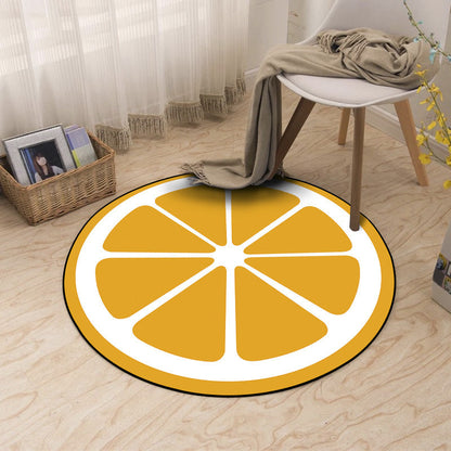 Educational Cartoon Rug Multi Colored Patterned Carpet Machine Washable Pet Friendly Non-Slip Backing Rug for