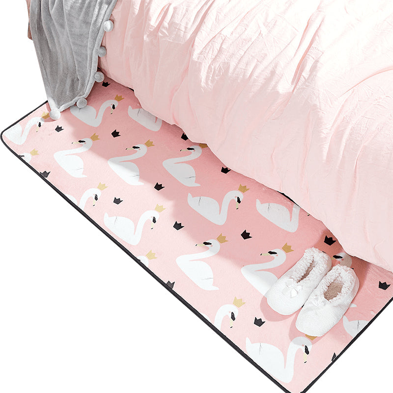 Relaxing Animal Printed Rug Multi Color Childrens Art Rug Polypropylene Anti-Slip Backing Stain Resistant Machine Washable Rug for Bedroom Clearhalo 'Area Rug' 'Rug' 2106239