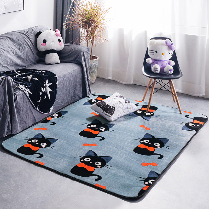 Classic Fairy Tales Pattern Rug Multi-Color Modern Rug Polypropylene Non-Slip Backing Washable Pet Friendly Area Rug for Living Room - Clearhalo - 'Area Rug' - 'Rug' - 2121616