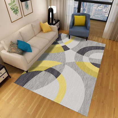 Minimalist 3D Geometric Rug Multi-Color Polypropylene Area Carpet Pet Friendly Anti-Slip Machine Washable Rug for Great Room - Clearhalo - 'Area Rug' - 'Rug' - 2140496