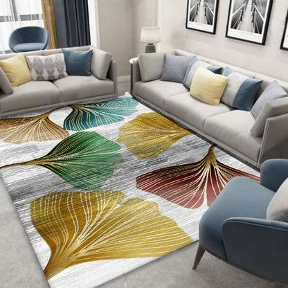 Glam 3D Print Geometric Rug Multicolor Modern Rug Polyester Pet Friendly Stain Resistant Non-Slip Carpet for Home