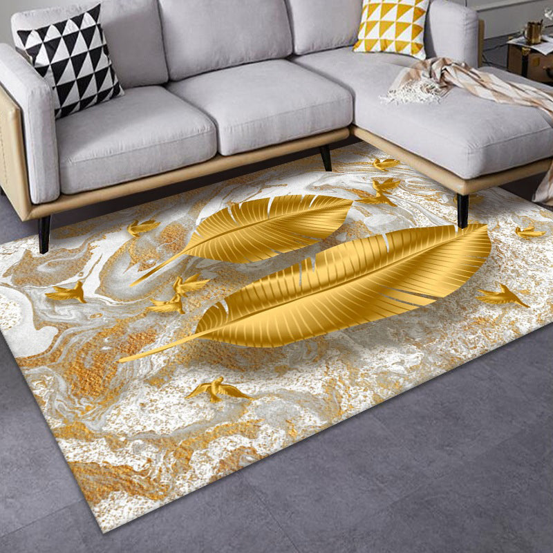 Luxe Mid-Century Rug Multi Colored Abstract Pattern Carpet Machine Washable Non-Slip Backing Stain Resistant Rug for Home Decor - Clearhalo - 'Area Rug' - 'Rug' - 2140538