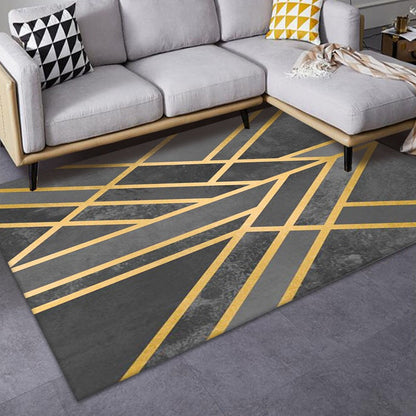 Luxe Mid-Century Rug Multi Colored Abstract Pattern Carpet Machine Washable Non-Slip Backing Stain Resistant Rug for Home Decor - Clearhalo - 'Area Rug' - 'Rug' - 2140540