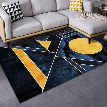 Luxe Mid-Century Rug Multi Colored Abstract Pattern Carpet Machine Washable Non-Slip Backing Stain Resistant Rug for Home Decor - Clearhalo - 'Area Rug' - 'Rug' - 2140541