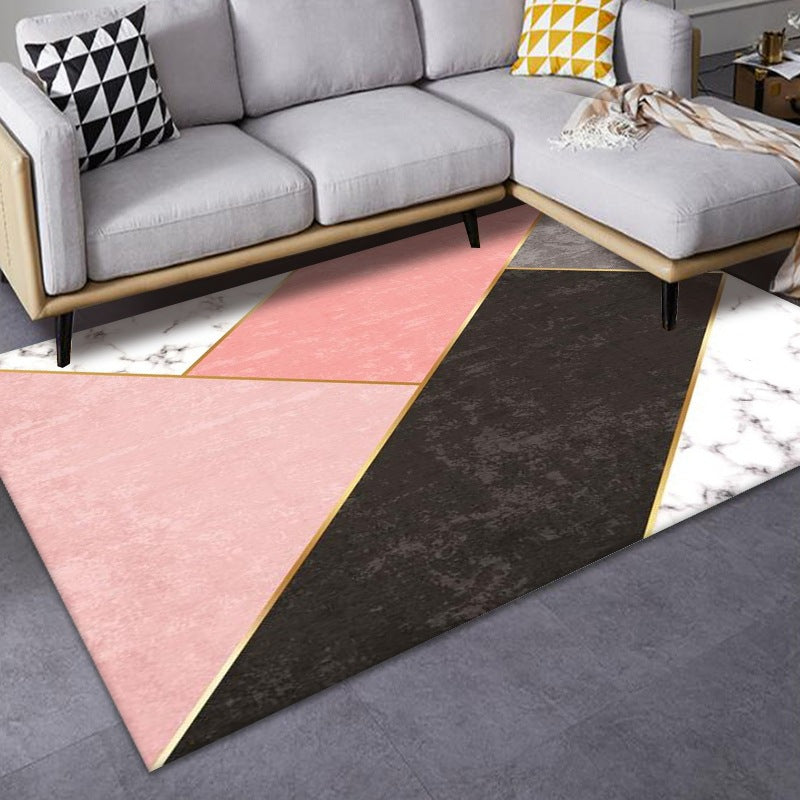 Luxe Mid-Century Rug Multi Colored Abstract Pattern Carpet Machine Washable Non-Slip Backing Stain Resistant Rug for Home Decor - Clearhalo - 'Area Rug' - 'Rug' - 2140542