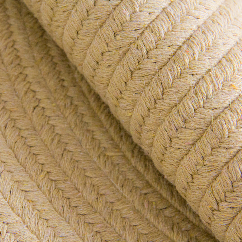 Fine Multicolor Plain Rug Jute Lodge Rug Easy Care Durable Rug for Bedroom