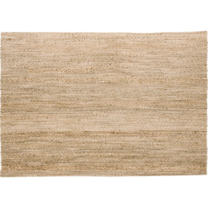 Multi-Colored Living Room Rug Rustic Plain Rug Natural Jute Pet Friendly Washable Anti-Slip Backing Rug - Khaki - Clearhalo - 'Area Rug' - 'Rug' - 2140696