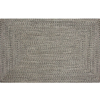 Multicolor Country Rug Polypropylene Plain Area Carpet Pet Friendly Anti-Slip Backing Washable Rug for Guest Room - Smoke Gray - Clearhalo - 'Area Rug' - 'Rug' - 2140783