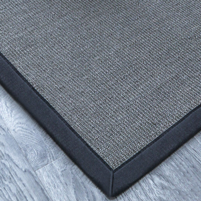 Multicolor Plain Mat Rug Sisal Woven Lodge Rug Non-Slip Backing Stain Resistant Machine Washable Area Carpet for Room - Blue - Clearhalo - 'Area Rug' - 'Rug' - 2140803