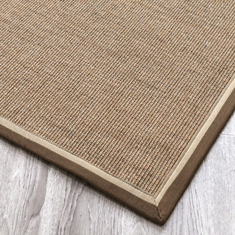 Multicolor Plain Mat Rug Sisal Woven Lodge Rug Non-Slip Backing Stain Resistant Machine Washable Area Carpet for Room - Clearhalo - 'Area Rug' - 'Rug' - 2140804