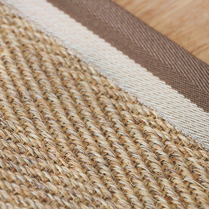 Multi Color Rustic Indoor Rug Sisal Woven Striped Pattern Carpet Machine Washable Stain Resistant Non-Slip Rug for Room - Clearhalo - 'Area Rug' - 'Rug' - 2140829