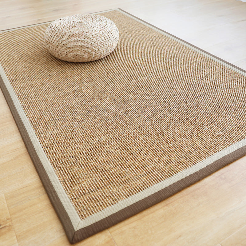 Natural Plain Rug Multicolor Farmhouse Rug Sisal Pet Friendly Machine Washable Anti-Slip Backing Carpet for Home - Clearhalo - 'Area Rug' - 'Rug' - 2140849