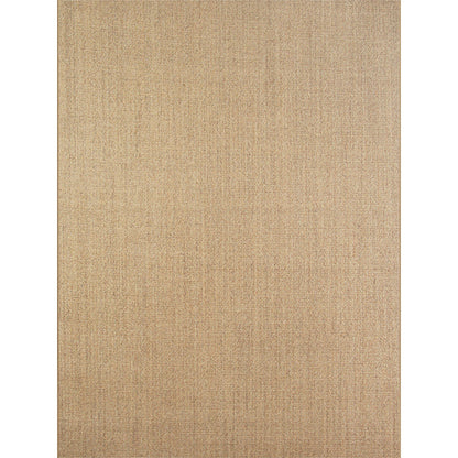 Light Brown Living Room Rug Country Hand-Stitched Plain Rug Sisal Stain Resistant Non-Slip Backing Machine Washable Rug - Light Brown - Clearhalo - 'Area Rug' - 'Rug' - 2140875