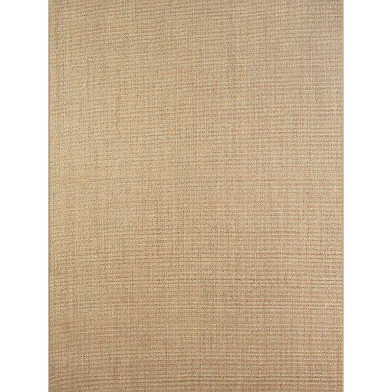 Light Brown Living Room Rug Country Hand-Stitched Plain Rug Sisal Stain Resistant Non-Slip Backing Machine Washable Rug - Clearhalo - 'Area Rug' - 'Rug' - 2140879