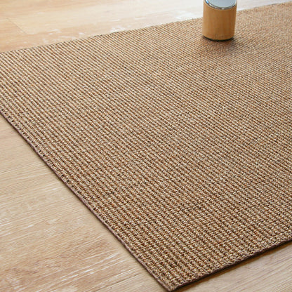 Minimalist Brown Plain Rug Sisal Rustic Carpet Washable Stain Resistant Non-Slip Rug for Tatami - Brown - Clearhalo - 'Area Rug' - 'Rug' - 2140904