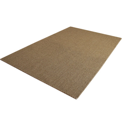 Coffee Plain Woven Rug Sisal Farmhouse Rug Pet Friendly Anti-Slip Stain Resistant Rug for Living Room - Clearhalo - 'Area Rug' - 'Rug' - 2140918