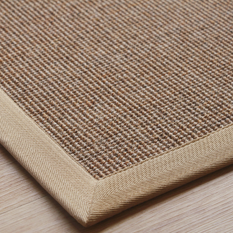 Beige Rustic Rug Sisal Solid Color Rug Washable Non-Slip Pet Friendly Rug for Bedroom - Clearhalo - 'Area Rug' - 'Rug' - 2140919