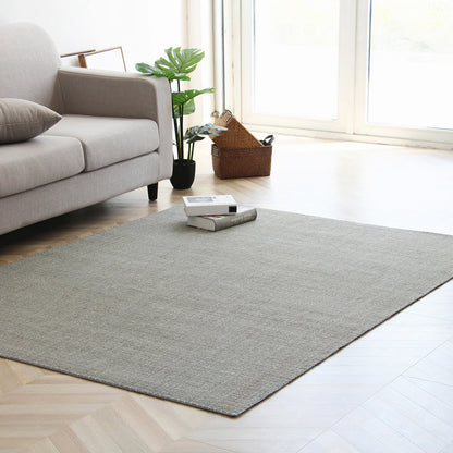 Minimalism Plain Rug Grey Lodge Style Carpet Sisal Anti-Slip Backing Pet Friendly Washable Rug for Home Decor - Clearhalo - 'Area Rug' - 'Rug' - 2140931
