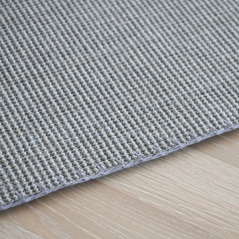 Minimalism Plain Rug Grey Lodge Style Carpet Sisal Anti-Slip Backing Pet Friendly Washable Rug for Home Decor - Clearhalo - 'Area Rug' - 'Rug' - 2140932