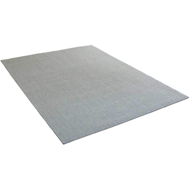 Minimalism Plain Rug Grey Lodge Style Carpet Sisal Anti-Slip Backing Pet Friendly Washable Rug for Home Decor - Clearhalo - 'Area Rug' - 'Rug' - 2140934