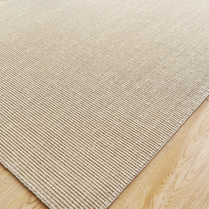Beige Tatami Rug Farm Style Plain Carpet Sisal Non-Slip Pet Friendly Washable Indoor Rug - Clearhalo - 'Area Rug' - 'Rug' - 2140940