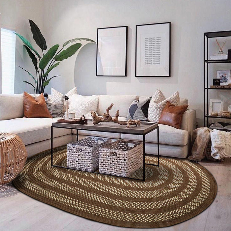 Thick Multicolor Lodge Rug Sisal Geometric Patterned Rug Pet Friendly Anti-Slip Backing Machine Washable Rug for Home Decor Clearhalo 'Area Rug' 'Rug' 2140972
